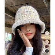【日本倉庫即納】 ニット バケットハット 暖かい帽子 秋冬