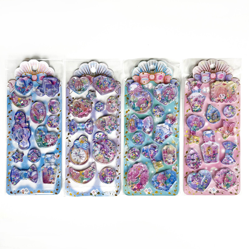 人気新品 　創意  DIY手作り   水シール　装飾シール　泡ステッカー 　粘着シール