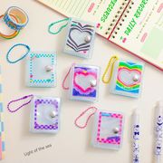 透明カラーPVCリングノート手帳インスタグラムアルバムシール収納カード