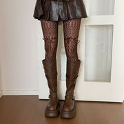 網タイツ レディース レース 幾何学柄 パンスト フィッシュネット 薄手 高密度 おしゃれ セクシー