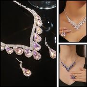 ネックレスイヤリングセット&ネックレスピアスセットE90098