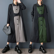 初回送料無料　ミディアムワンピーストレンチコート　レーディスファション商品　シャツコート