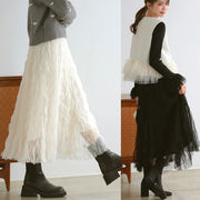 新入荷★おしゃれ☆チュールスカート☆韓国風☆レディース服   2色