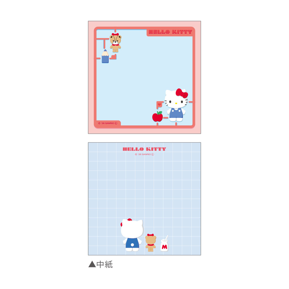 サンリオキャラクターズ スクエアミニメモ PM ハローキティ SR