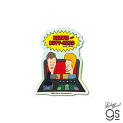 ビーバス＆バットヘッド ホログラムステッカー01 MTV ロック アニメ スマホ キャラクター グッズ BB-005