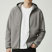 PQ0581 2025年冬新作 メンズ ジャケット 厚手 裏起毛 保温 フード付き パーカー カジュアル