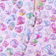 ぷくぷくシール ぷっくりシール 3Dステッカー 立体ステッカー エポキシステッカー