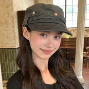 ワークキャップ    小顔帽子   ヴィンテージ    韓国ファッション