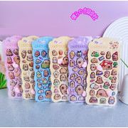 人気新品 シール 3D ステッカー ラベル 手帳素材 DIY 粘着シール 貼り付け 装飾 手芸用品