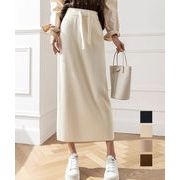 【日本倉庫即納】 ロングスカート ミモレ丈 秋冬服 韓国風