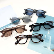 キャリー ウェリントンサングラス ブルーレンズ サングラス メンズ レディース ブランド 大きい スポーツ ブルー