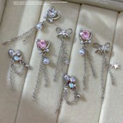 ビジュー ネイルパーツ ハンドメイド 韓国 パール ハート ネイルチャーム ジェルネイル ネイルアート 星