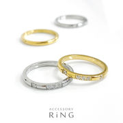 ▼MAGGIO▼5PCSキュービックジルコニアステンレスリング　指輪