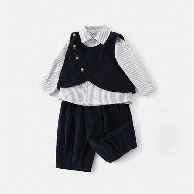 2025秋冬※セットアップ スーツ 分体タイプ 誕生日服 記念服 3点セット男の子