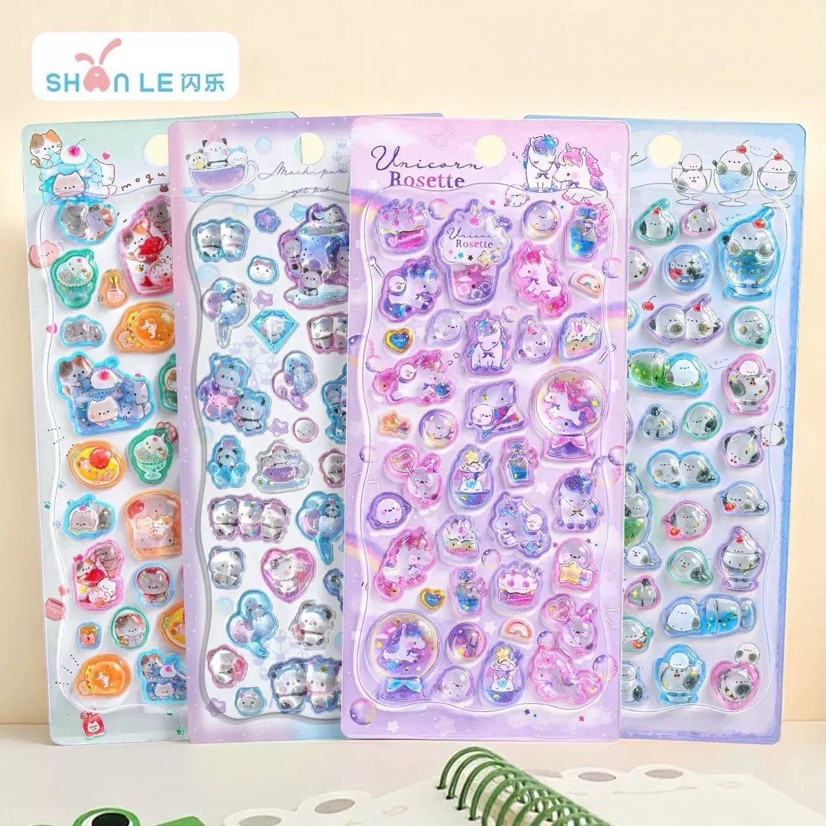 3Dステッカー 手作りDIY  子供おもちゃ 可愛いシール  立体ステッカー 粘着シールLF