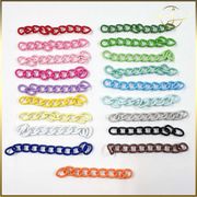 【19色】キヘイチェーン 喜平 アジャスター 調整金具 DIYパーツ 手芸 基礎金具 ハンドメイド クラフト