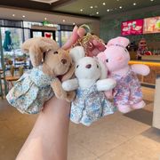 新入荷★ファション小物　キーホルダー 　ストラップ　ぬいぐるみ★4色