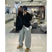 2025年INS 早春新作   気質   おしゃれ  ボア切り替え　パディングコート