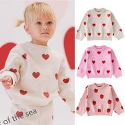 2026新作 韓国子供服 ベビー服  キッズ女の子 ニットトップス 3色  80cm-120cm