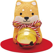 リュウコドウ　福かかえ鈴柴犬