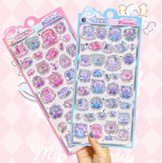 即納商品 DIY 粘着シール 3D 立体ステッカー  シール デコレーション ぷくぷく ステッカー 文具