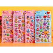 ぷくぷくシール ぷっくりシール 3Dステッカー 立体ステッカー エポキシステッカー　ヌイグルミ