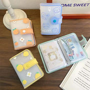 カラフルなクリップ PVC透明パンフレットカバー アルバム収納帳 手帳カバー