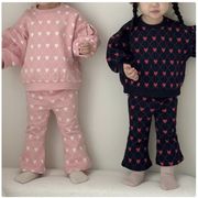 新作　秋冬新作　韓国ファッション　韓国子供服　上下セット　2点セット 　キッズ女の子