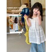 2026  春新品 ★ 韓国風子供服★ ノースリーブワンピース 90-150cm