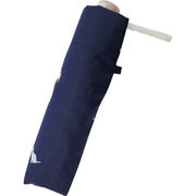 50cm耐風式軽量UV加工付ミニ傘 6439 シルエットキャット