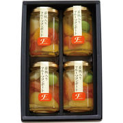 ふみこ農園 若桃入りフルーツコンポート 140g×4本セット FCM-4
