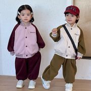 2026年春・秋新作 男女スポーツセット 子供服  ベビーカジュアルスウェットシャツ 2点セット