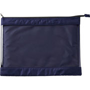 テントクロスクリアポーチA4 0026-03 ネイビー