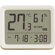 タニタ デジタル温湿度計 TC-421IV アイボリー