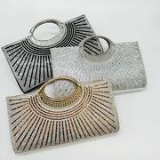 クロスボーダーレトロラウンドリングクラッチバッグkk00005