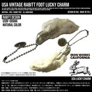 ラッキーラビッツフット　キーチェーン　ラビットフット　ウサギ　アメリカン雑貨　キーホルダー　お守り