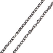 パーツ　サージカルステンレスチェーン　S-25　アズキ(幅約2mm)