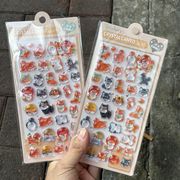 2026★DIY手作り ステッカー★粘着シール★3D★手帳素材