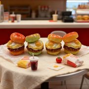 激安販売★芸DIY デコパーツ ★アクセサリー 　パーツ★ハンバーガー