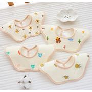 INS人气 ベビー綿よだれかけ  ベビー唾液ナプキン  おしゃれ キッズ よだれかけ 防水 可愛い ベビー向け