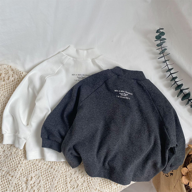 2026春※gl☆背中アルファベット インナーTシャツ 男女兼用 ニット 長袖Tシャツ