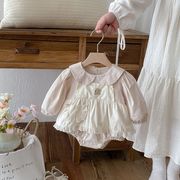 2026新作韓国風 子供服  ベビー服  キッズ  女の子長袖 連体服  66cm-90cm