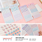 diy 手作り オタ活 顔飾り 推し活 自作グッズ 3Dシール 立体ステッカー アクリル ラインストーン