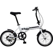 ハマー ノーパンク１６インチ折畳自転車ＷＨ MG-HM16N-WH