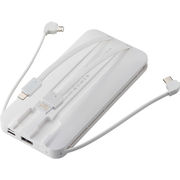 ４ケーブル モバイルバッテリー１００００ｍＡｈ 6187