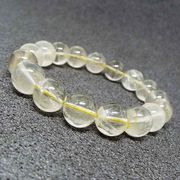 ブラジル産 天然石 レモンクォーツ 硫黄水晶 ブレスレット 約12mm 《SION 天然石 パワーストーン》