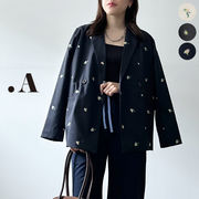 【2026新作】TRツイル花刺繍ジャケット