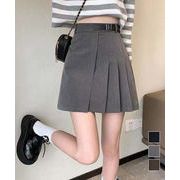 【日本倉庫即納】 プリーツミニスカート ハイウエスト韓国風