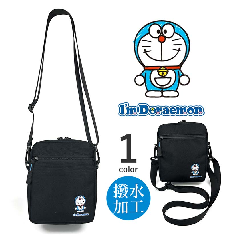 サンリオ×アイム ドラえもん 撥水ポリエステル ミニショルダーバッグ スマホショルダーバッグ ポーチ