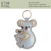 ■ピズム■■2026SS　新作■　レザーkeyホルダー　Koala